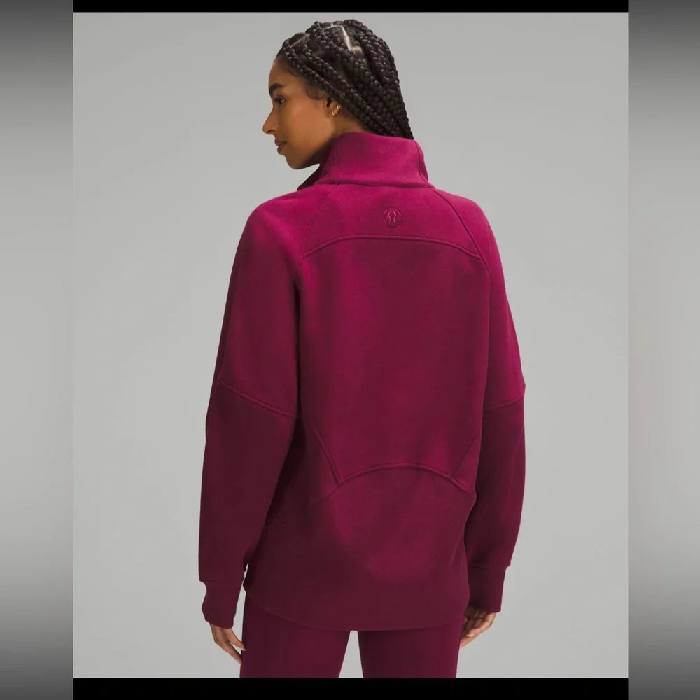NWT! Womens Lululemon Scuba Oversized Funnel-Neck Full Zip Long. - Picture 2 of 8
